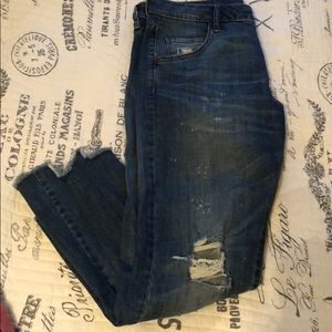 WILLIAM RAST paint splatter jeans